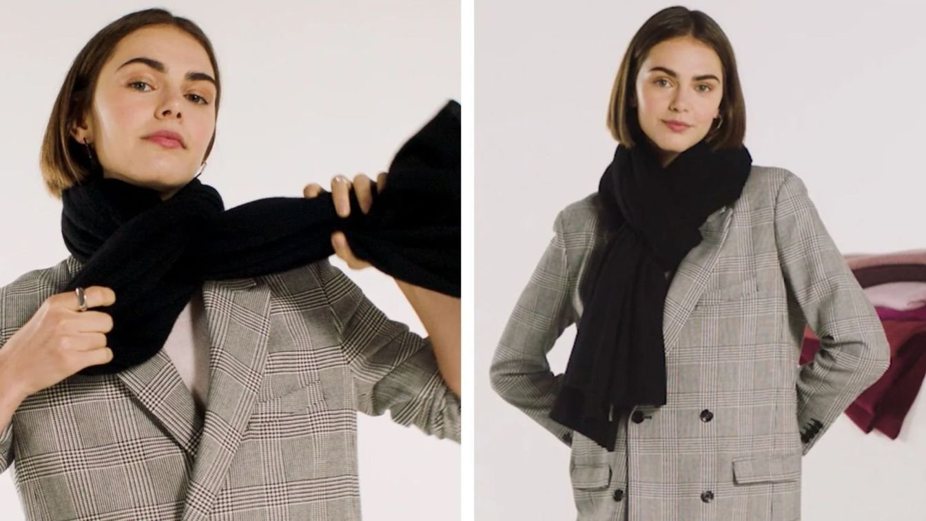 ways to style a cashmere scarves