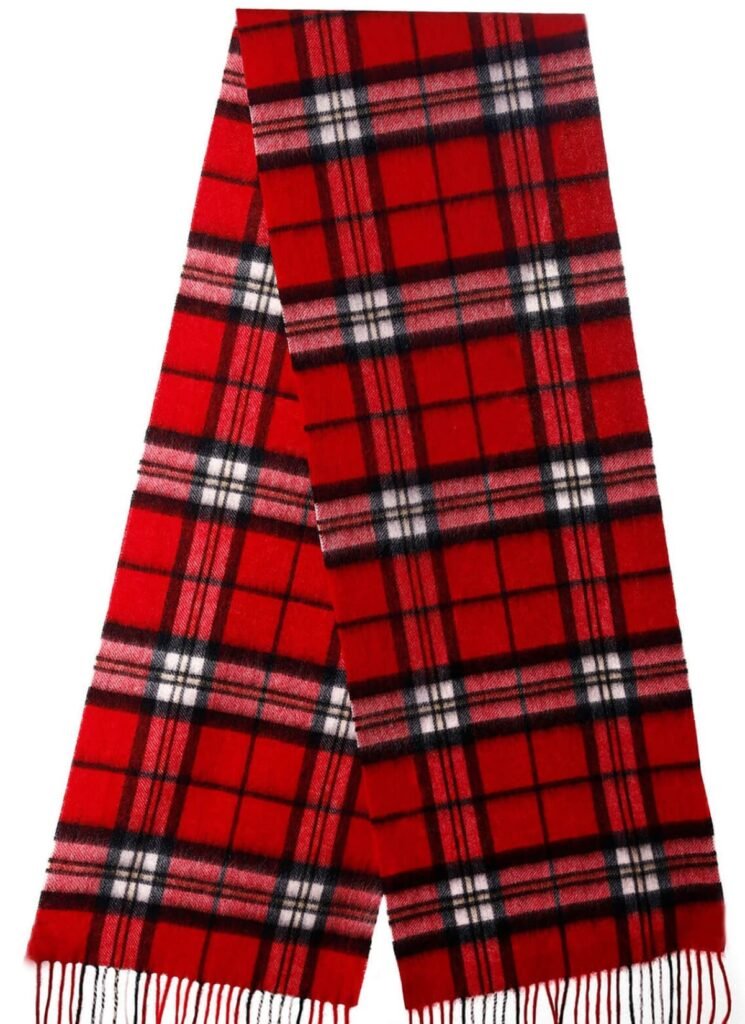 Edinburgh Cashmere DC Scott DC Check authentic Scottish gifts