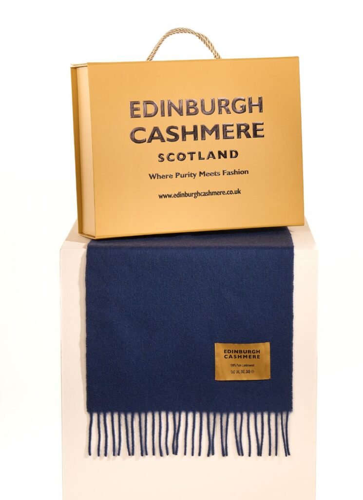 Edinburgh Cashmere DC Scott DC Check luxury spring gifts