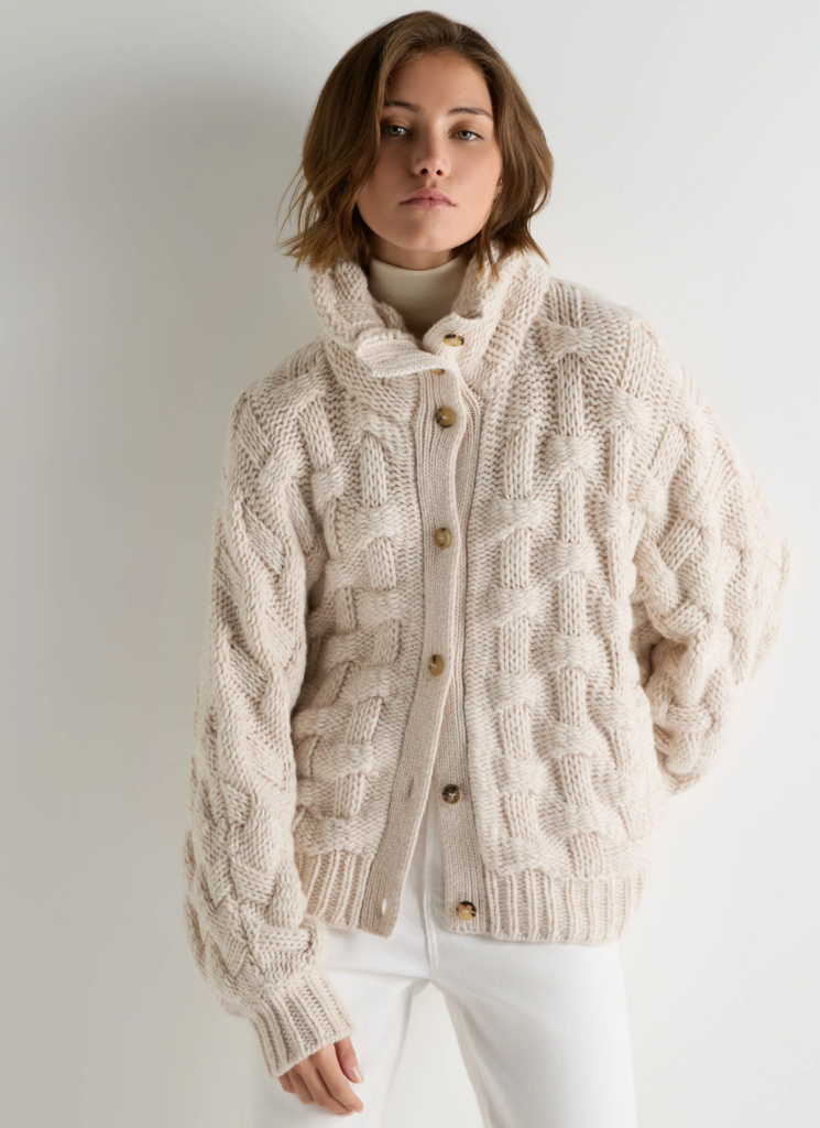 Women's Hero Button Cashmere Jumper