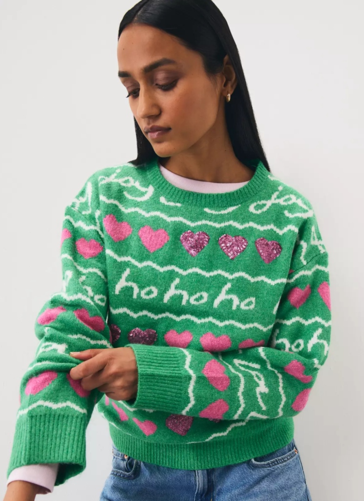Family Matching Christmas Wrapping Paper Jumper