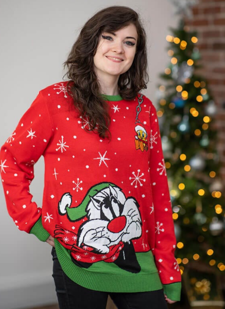 Official Looney Tunes Christmas Jumper