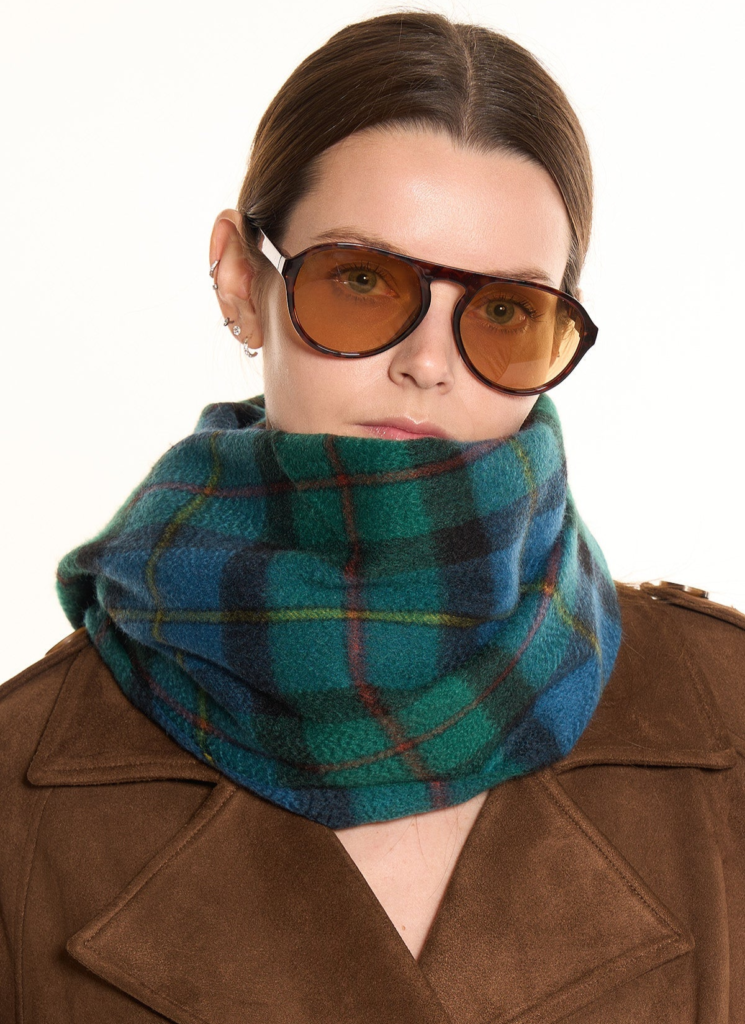 100% Pure Cashmere Scarf Macleod of Harris Ancient
