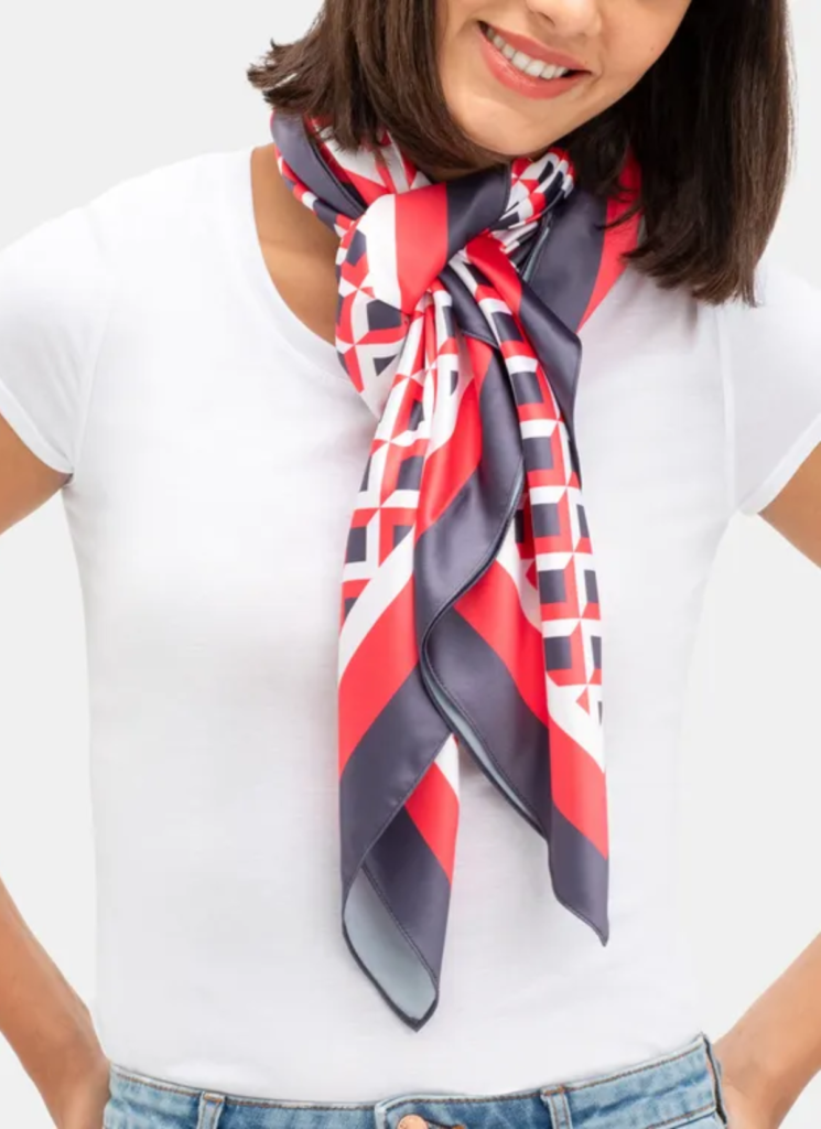 Printed Square Scarf
