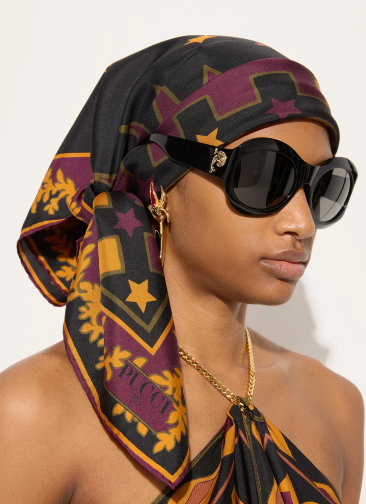 Valdimontone Print Silk Scarf
